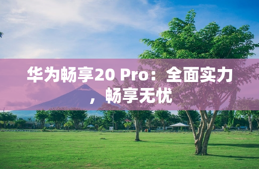 华为畅享20 Pro：全面实力，畅享无忧