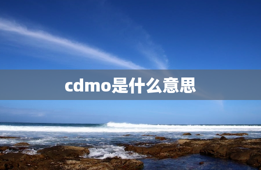 cdmo是什么意思